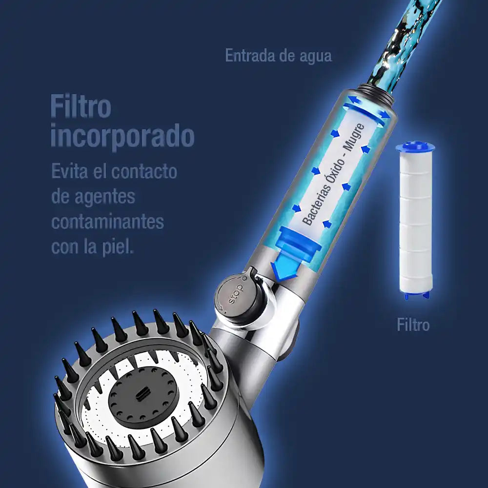 CABEZAL DE DUCHA A PRESION