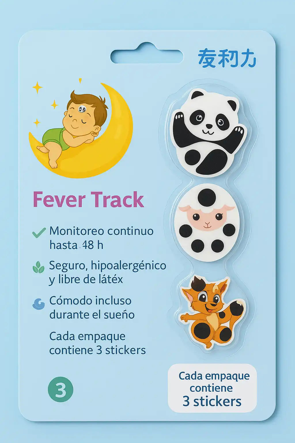 MEDIDOR DE FIEBRE STIKERS